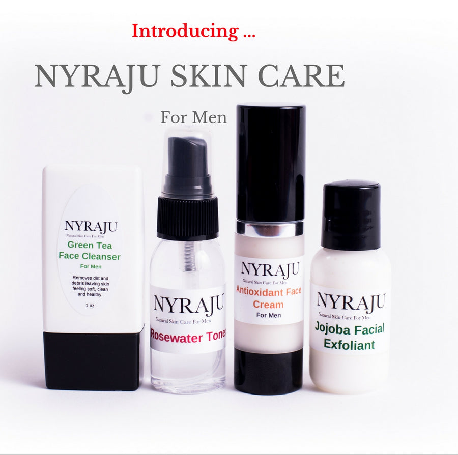 Natural Black Skin Care Sample Kit for Men